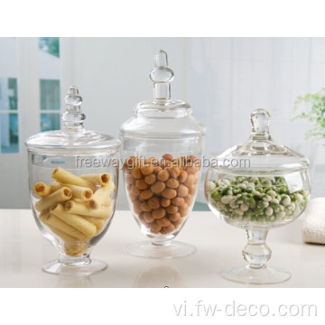 Candy Jar để trang trí (tất cả kích thước, kiểu dáng, màu sắc)